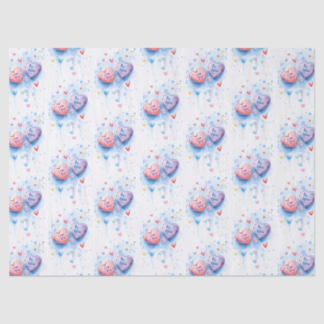 Sweetheart Celebrations Mid-Scale Tissue Paper (Front)