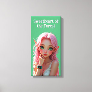 Sweetheart Elfie Canvas Print