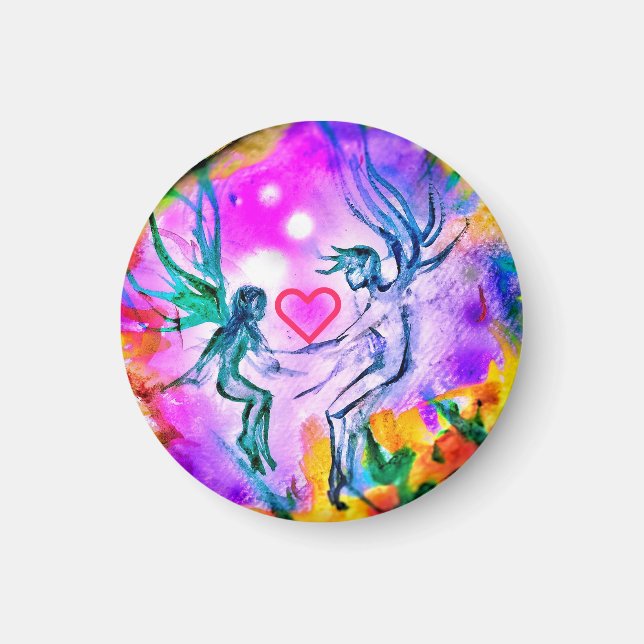 SWEETHEART FAERIES SMALL MAGNET (Front)