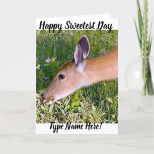 Sweetheart Greeting Card, Doe Holiday Card