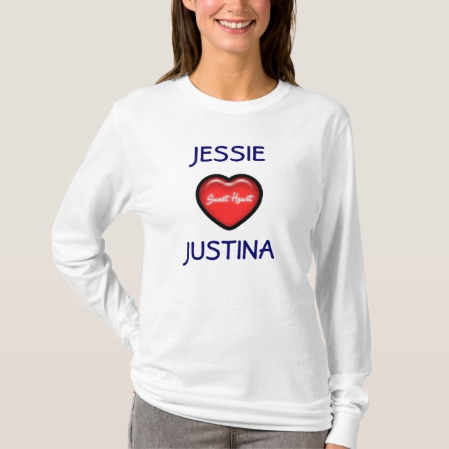 sweetheart  Hoody long sleeve (Front)