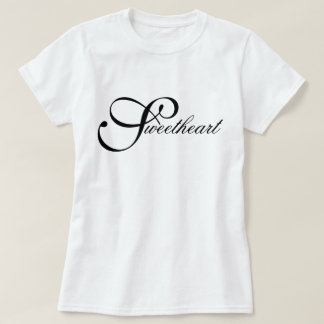 "Sweetheart" iconic chic aesthetic script T-Shirt