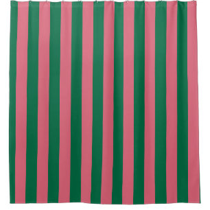 Sweetheart Pink Pickle Green Stripe