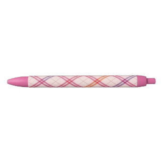 Sweetheart Plaid Black Ink Pen