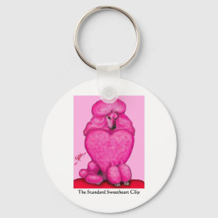 Sweetheart Poodle Keychain