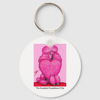 Sweetheart Poodle Keychain