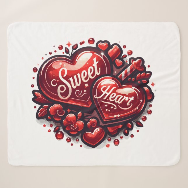 Sweetheart Sherpa Blanket (Front (Horizontal))