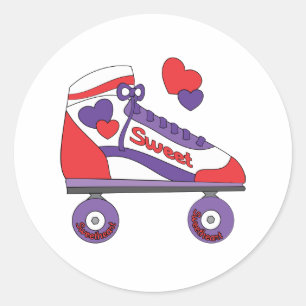 Sweetheart Skate Classic Round Sticker