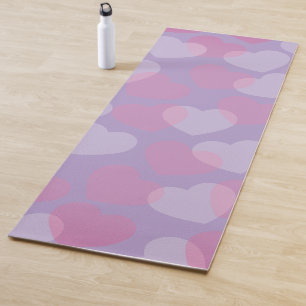 Sweetheart Sprinkle   Lavender Heart Yoga Mat