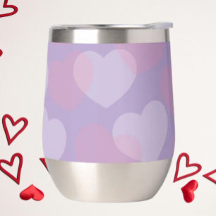 Sweetheart Sprinkle   Pink & White Hearts Stemless