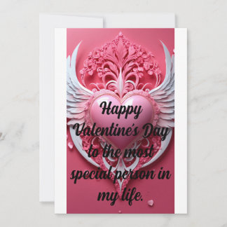"Sweetheart Surprise – Adorable Valentine’s Greeti Holiday Card