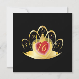Sweetheart Sweet Sixteen Invitation-Cust. Invitation