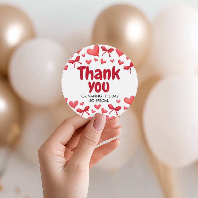 Sweetheart Thank You Favor Tag (Creator Uploaded)