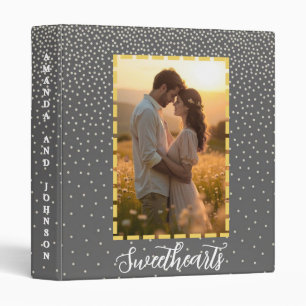 Sweethearts Couple Personalized Photo Album Binder