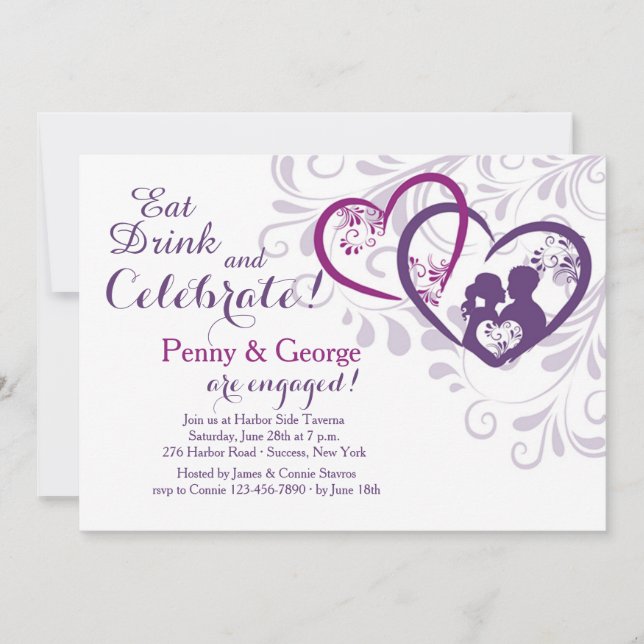 Sweethearts Invitation (Front)