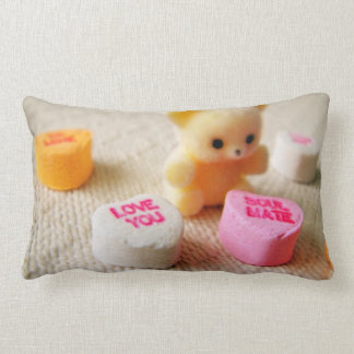 Sweethearts love you soul mate rectangle throw pil lumbar pillow