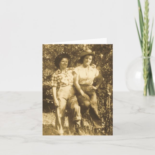 SWEETHEARTS OF THE RODEO NOTECARD (Front)