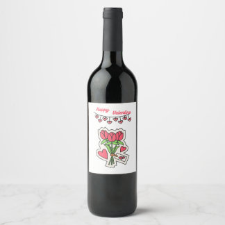 Sweetheart's Secret: A Heartfelt Valentine's Day Wine Label