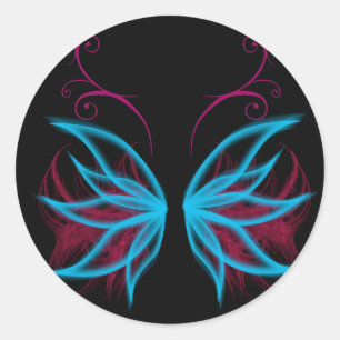 Sweetie Black Classic Round Sticker