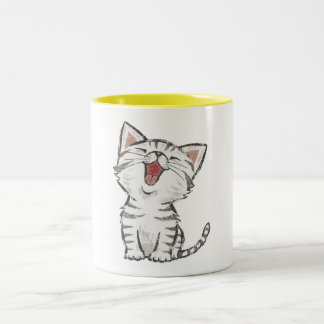 Sweetie Cat Two-Tone Coffee Mug