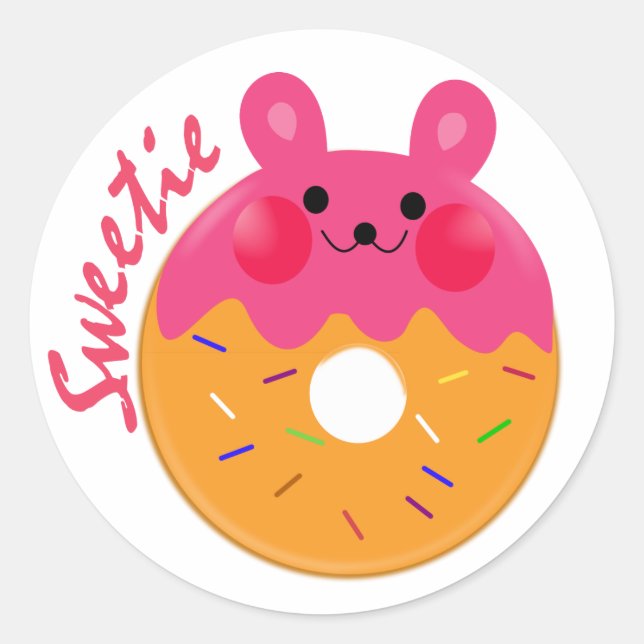 Sweetie Classic Round Sticker (Front)