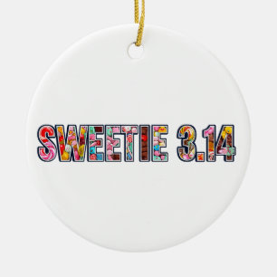 Sweetie Pi: Candy Lover’s Dream Ceramic Ornament