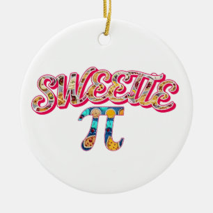  Sweetie Pi (Filled with Pies) Ceramic Ornament
