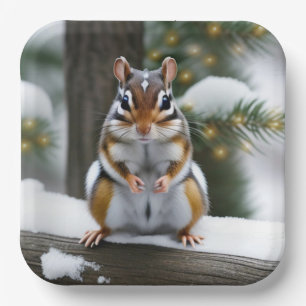 Sweetie Pie Chipmunk Paper Plate