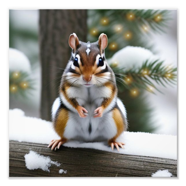 Sweetie Pie Chipmunk Photo Print (Front)