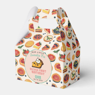 Sweetie Pie - Pi Day 1st Birthday Party Favor Box