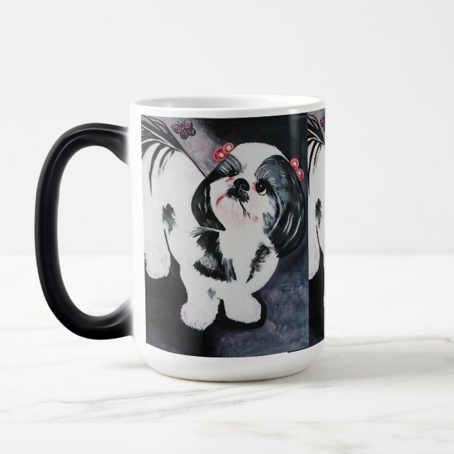 SWEETIE PIE   SHIH  TZU MAGIC MUG (Left)