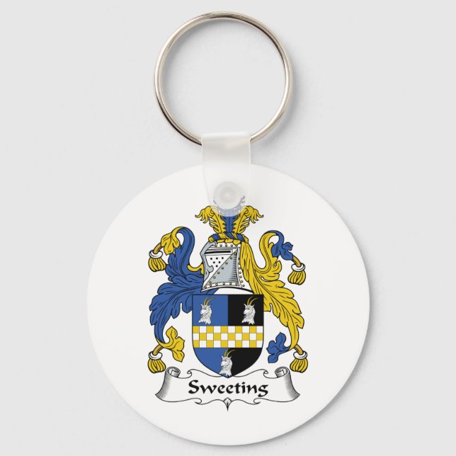 Sweeting Family Crest Keychain (Front)