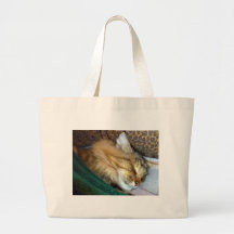 Sweetly dreaming large tote bag
