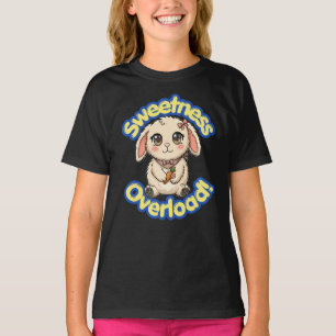 Sweetness Overload Bunny Cute Cartoon Animal T-Shirt