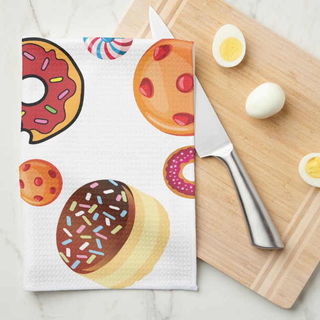 Sweets 1 kitchen towel (Quarter Fold)