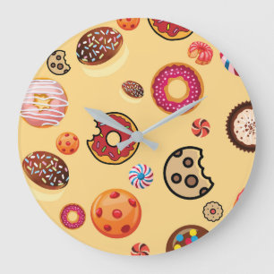 Sweets 2 large clock