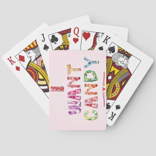 Sweets 2 playing cards (Back)