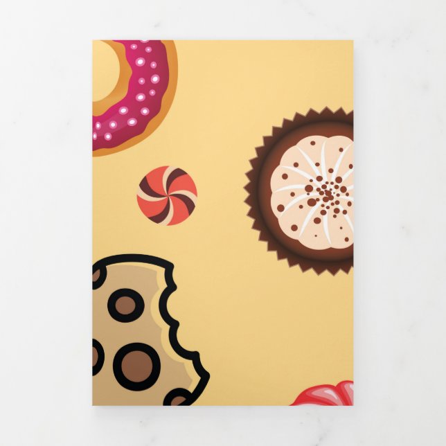 Sweets 2 Tri-Fold holiday card (Cover)