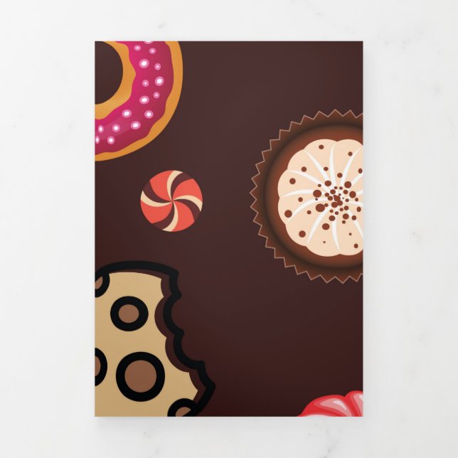 Sweets 4 Tri-Fold holiday card (Cover)