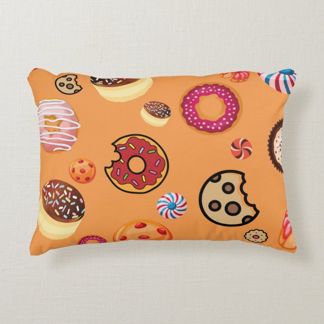 Sweets 6 accent pillow (Front)