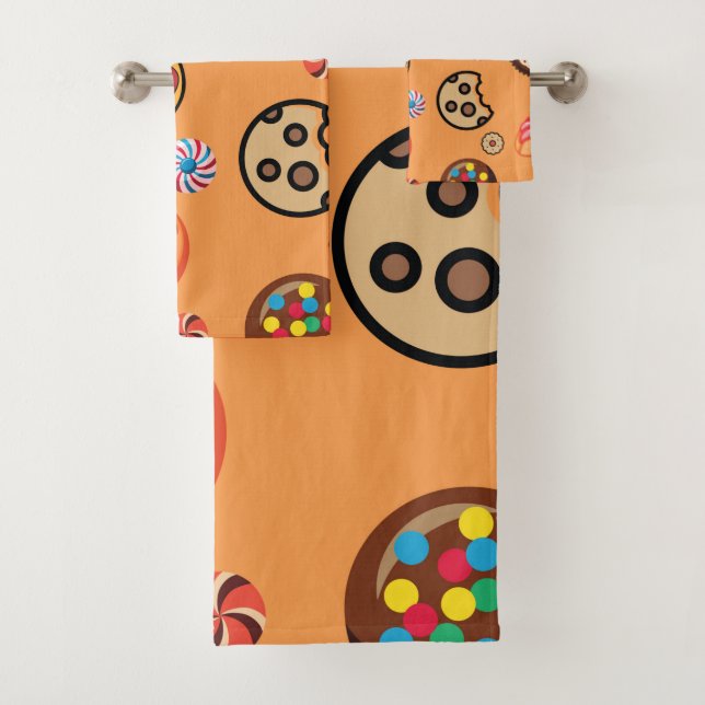 Sweets 6 bath towel set (Insitu)