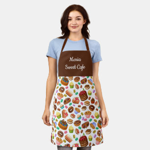 Sweets And Baked Goods All-Over Print Apron