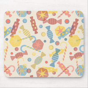 Sweets And Candy Pattern Mouse Pad