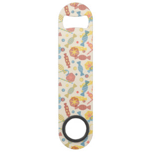 Sweets And Candy Pattern Speed Bottle Opener