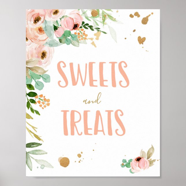 Sweets and Treats Miss Onederful Birthday Sign (Front)