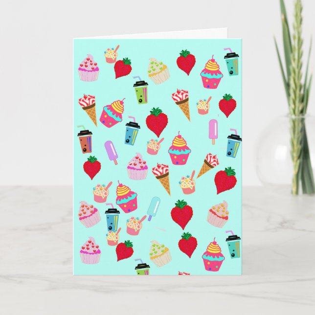 Sweets birthday Card (Front)