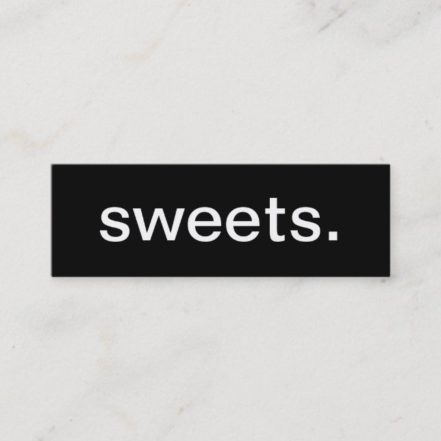 Sweets Business Card (Front)