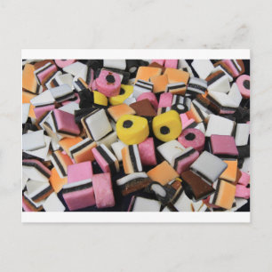 Sweets Candy Postcard