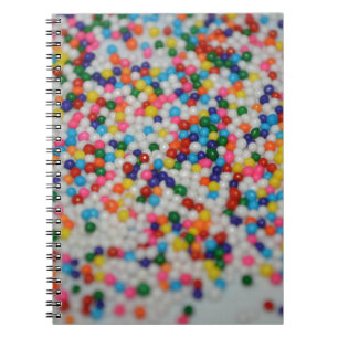 Sweets Dessert Rainbow Pattern Cake Cupcake Art Notebook