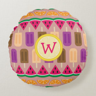 Sweets d'été Coussin rond